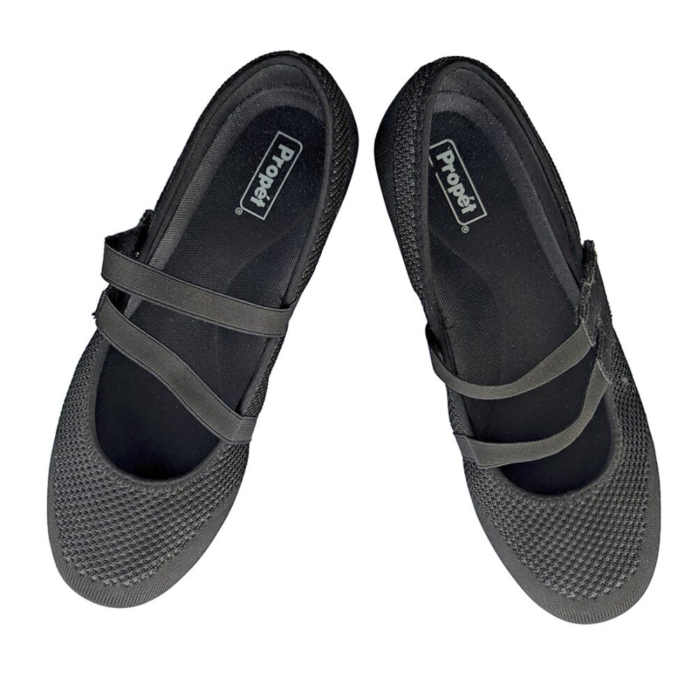 Propet Shoes Mary Janes Black With White Soles Size 12 Wide